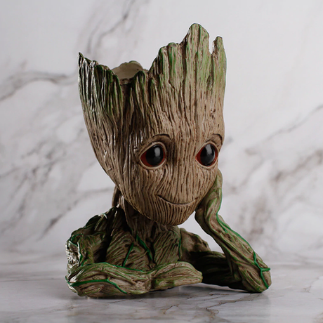 Baby Groot - A galaxis őrzői fa hatású virágtartó tolltartó ceruza tartó asztali tároló (v2)